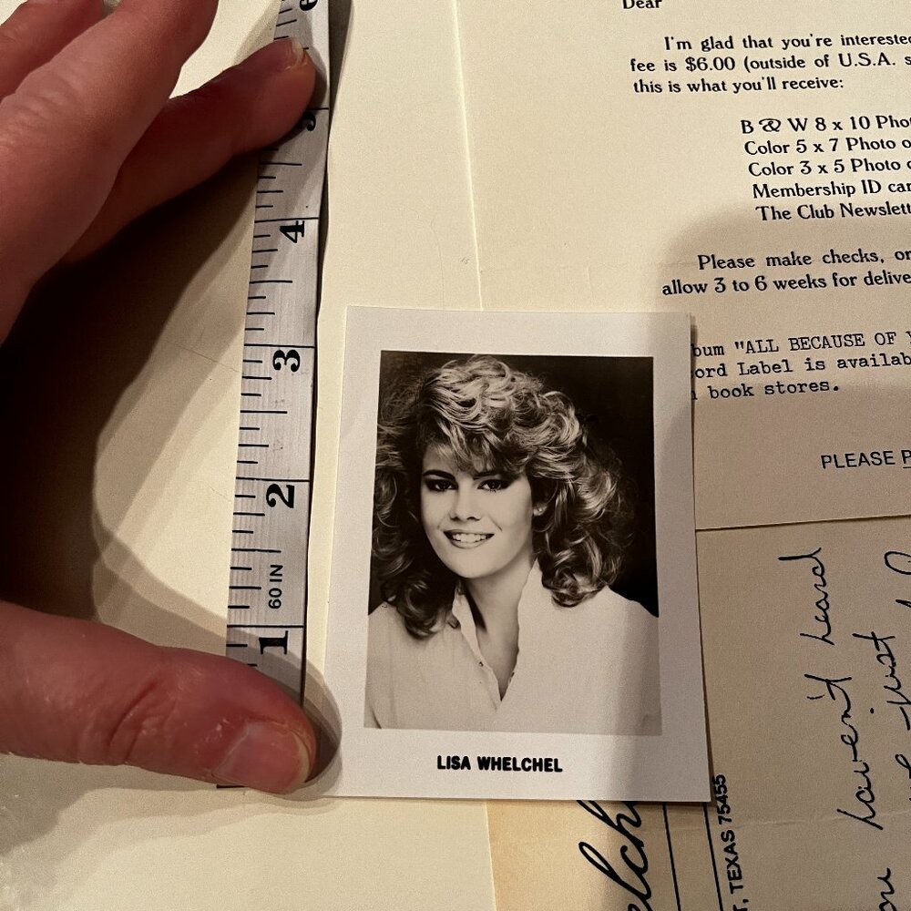 Lisa Whelchel Photo Picture 3‎ 1/2" by 2 1/2" (From Fan Club)